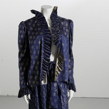 DRÄKT, två delar, Yves Saint Laurent.