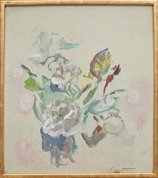 BIRGITTA LILJEBLADH, olja på pannå, signerad.