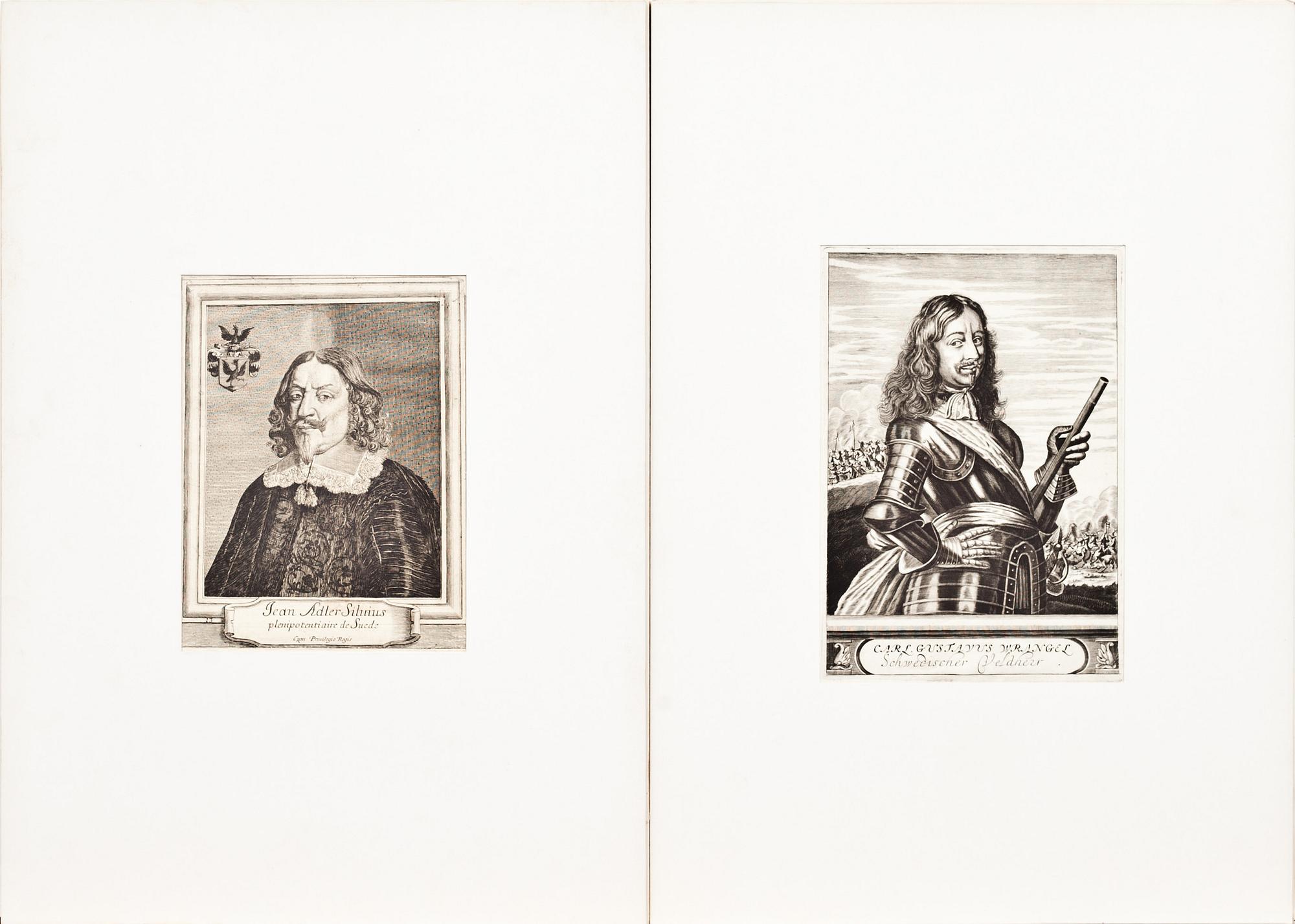 GRAFISKA BLAD, 11 stycken, 1700/1800-tal.