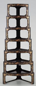 SATSBORD, lackarbete, Kina. 1800-tal.