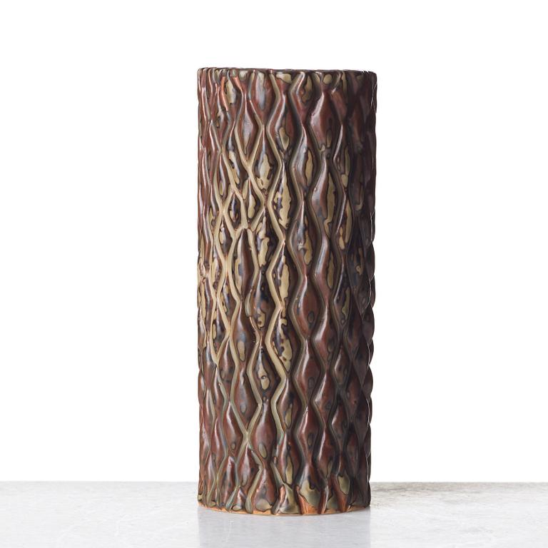 Axel Salto, a stoneware "Sung glaze budding style" vase, Royal Copenhagen, Denmark 1964.