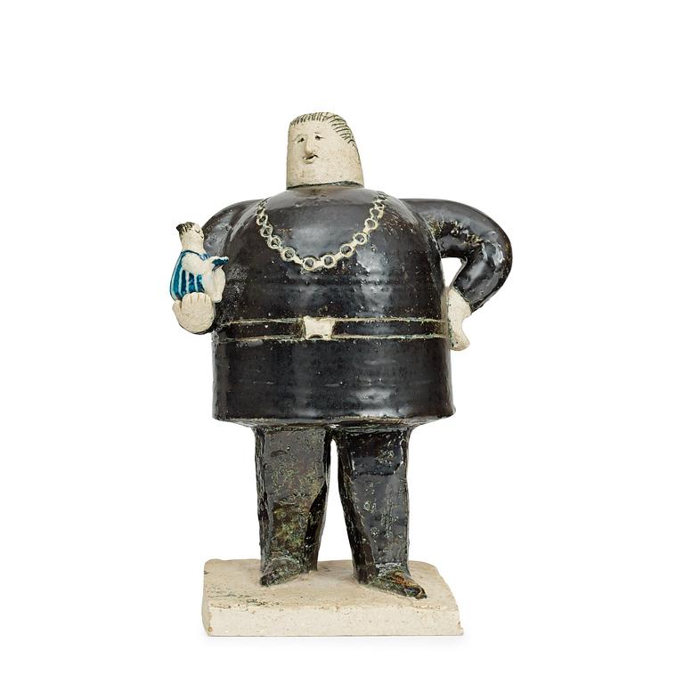 LISA LARSON, skulptur, Gustavsberg Studio 1967, unik.