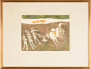 JAMES COIGNARD, carborundumetsningar, 2st, sign o numr.