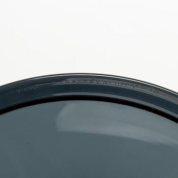 Timo Sarpaneva, tallrikar, 10 st, "Bandkant", signerade Timo Sarpaneva Iittala -57.