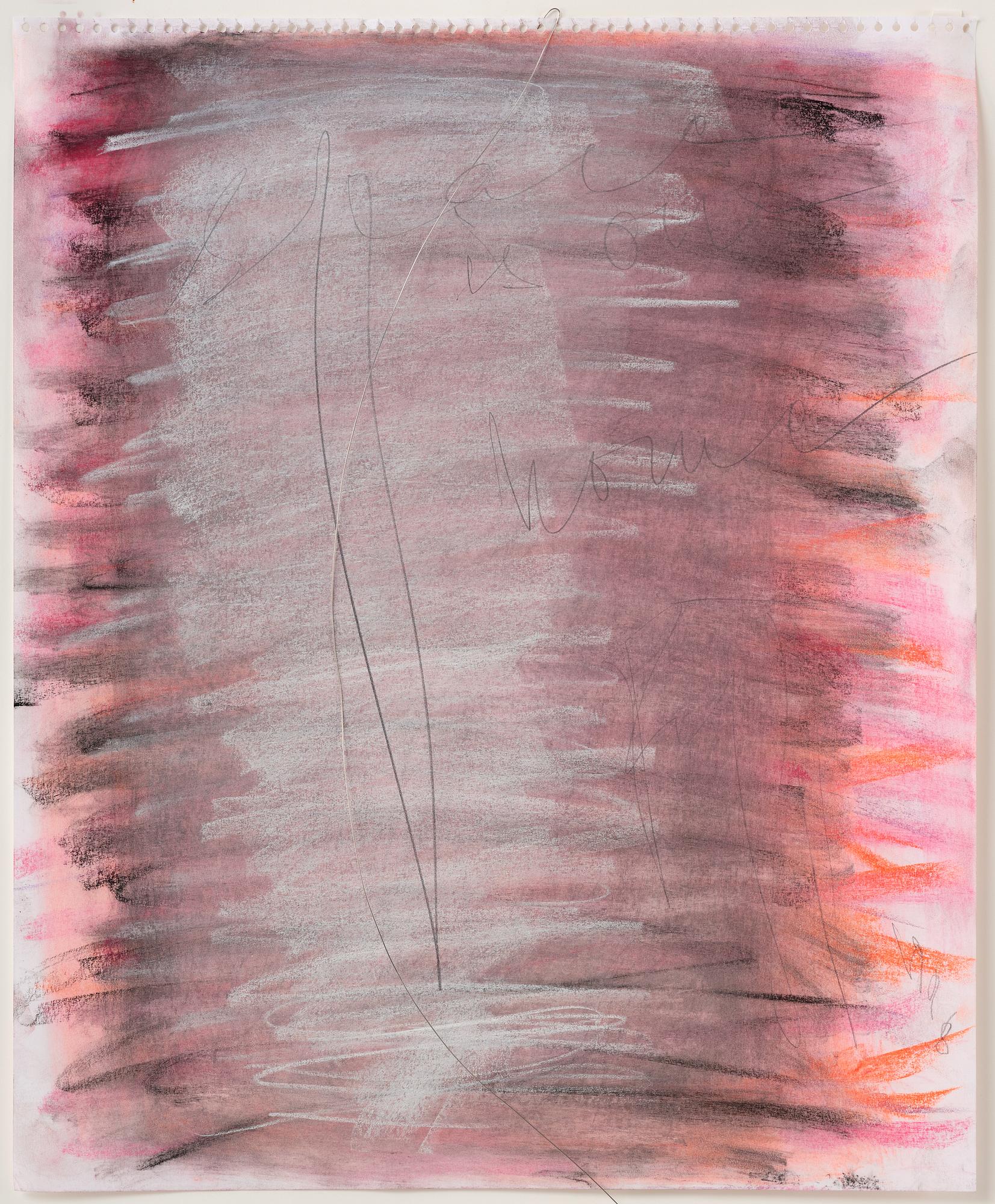 Eddie Figge, mixed media, signed and dated 1998.