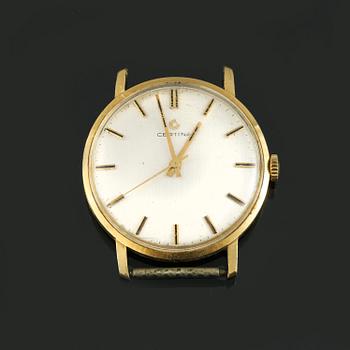 ARMBANDSUR, herr, 18 k guld, Certina, total vikt 26 g.