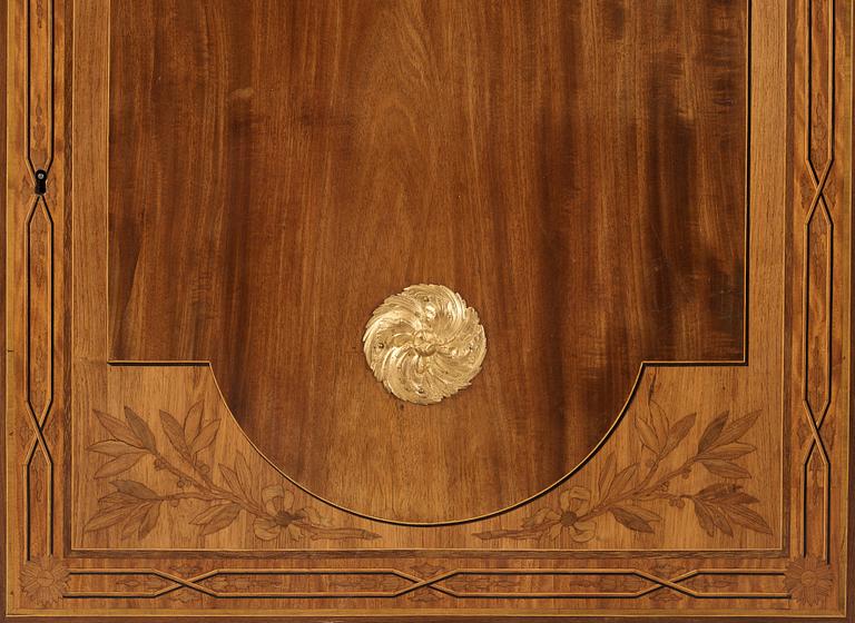 A Gustavian secretaire by Georg Haupt, master in Stockholm 1770-1784.