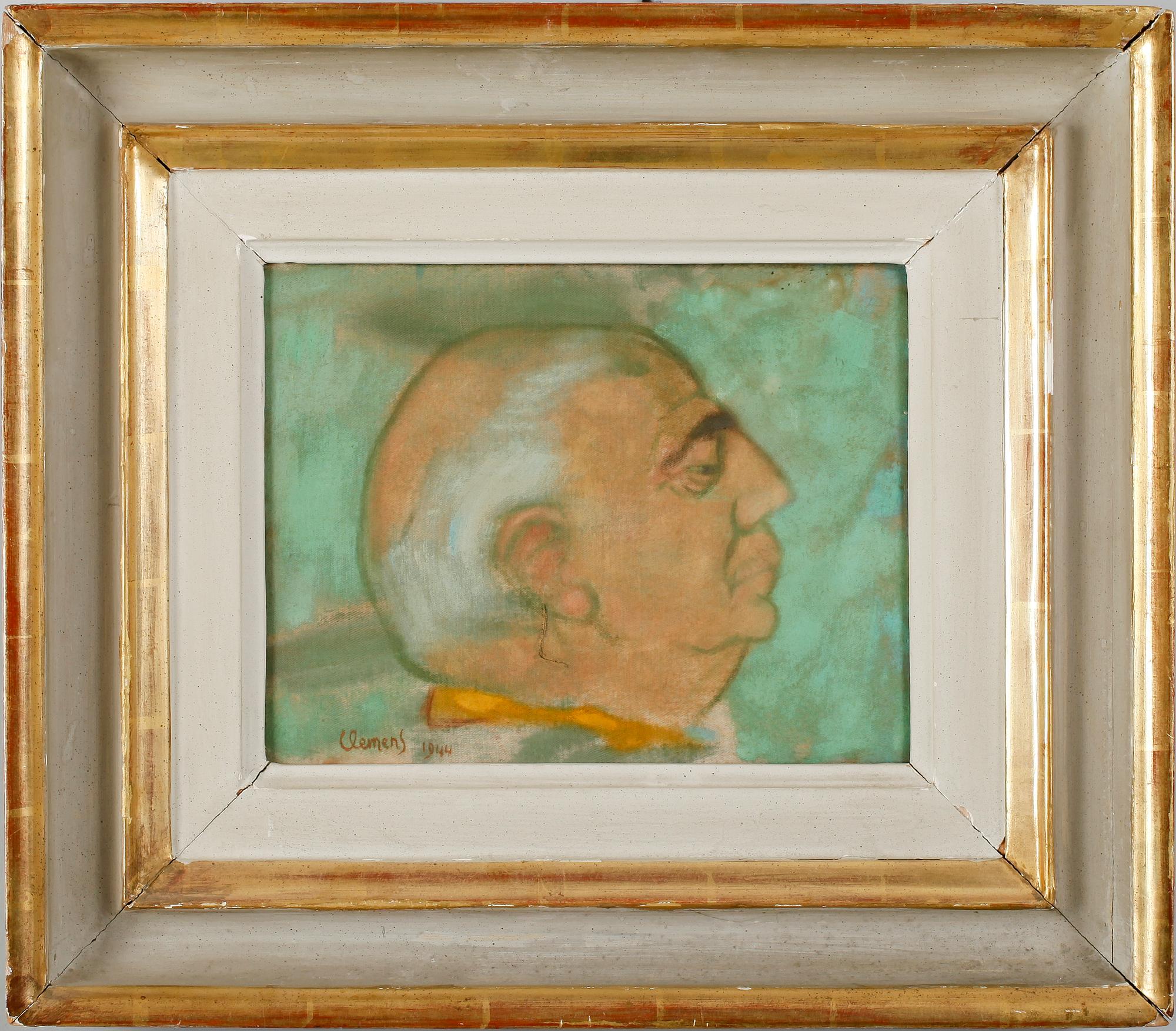 CURT CLEMENS, gouache, signerad.