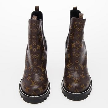 LOUIS VUITTON, "Star Trail", STÖVLETTER, storlek 37.