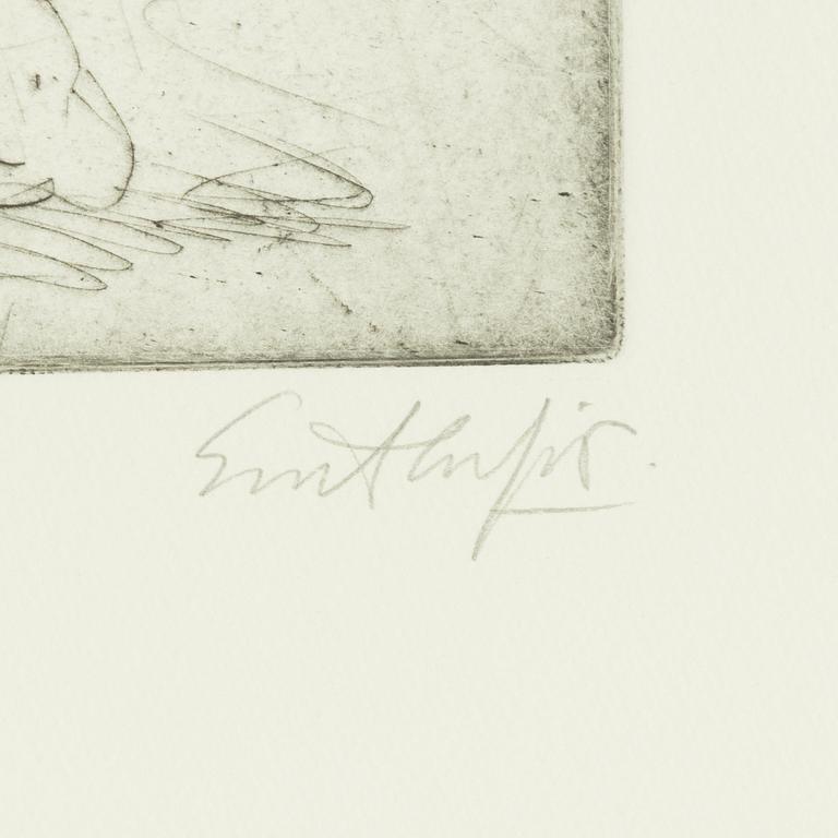 Evert Lundquist, Figurmotiv, 5 st.