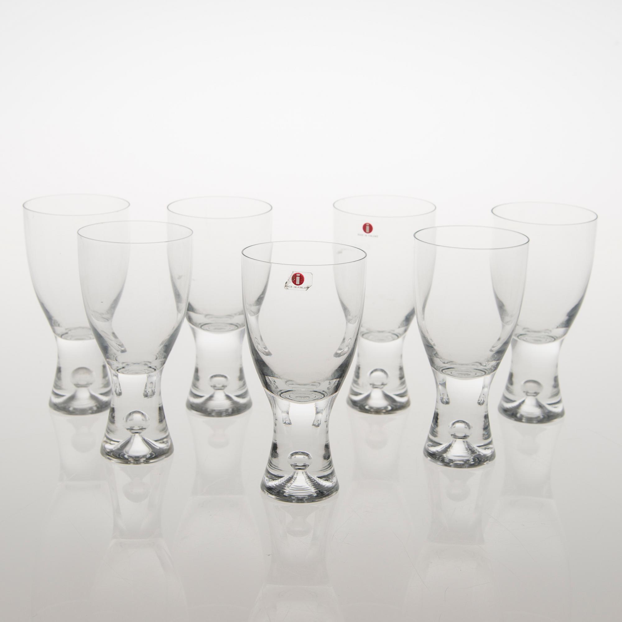 TAPIO WIRKKALA, A 30-piece set of 'Tapio' glasses, Iittala latter half of the 20th Century.