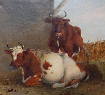 OKÄND KONSTNÄR, olja på duk, ej sign, 1800-talets första hälft.