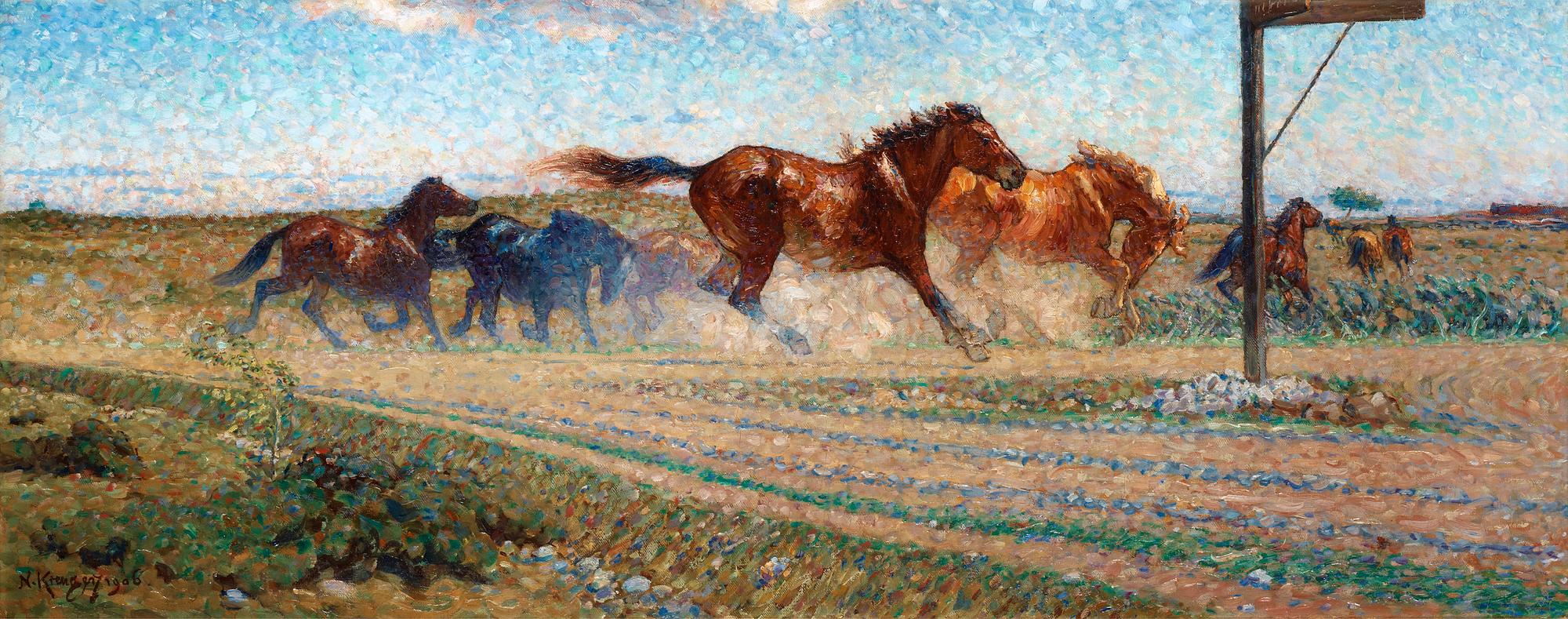 Nils Kreuger, " 'Hästar i det fria' (Öland)".