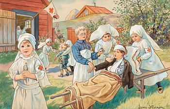 400. Jenny Nyström, "Röda korset" (The Red Cross).