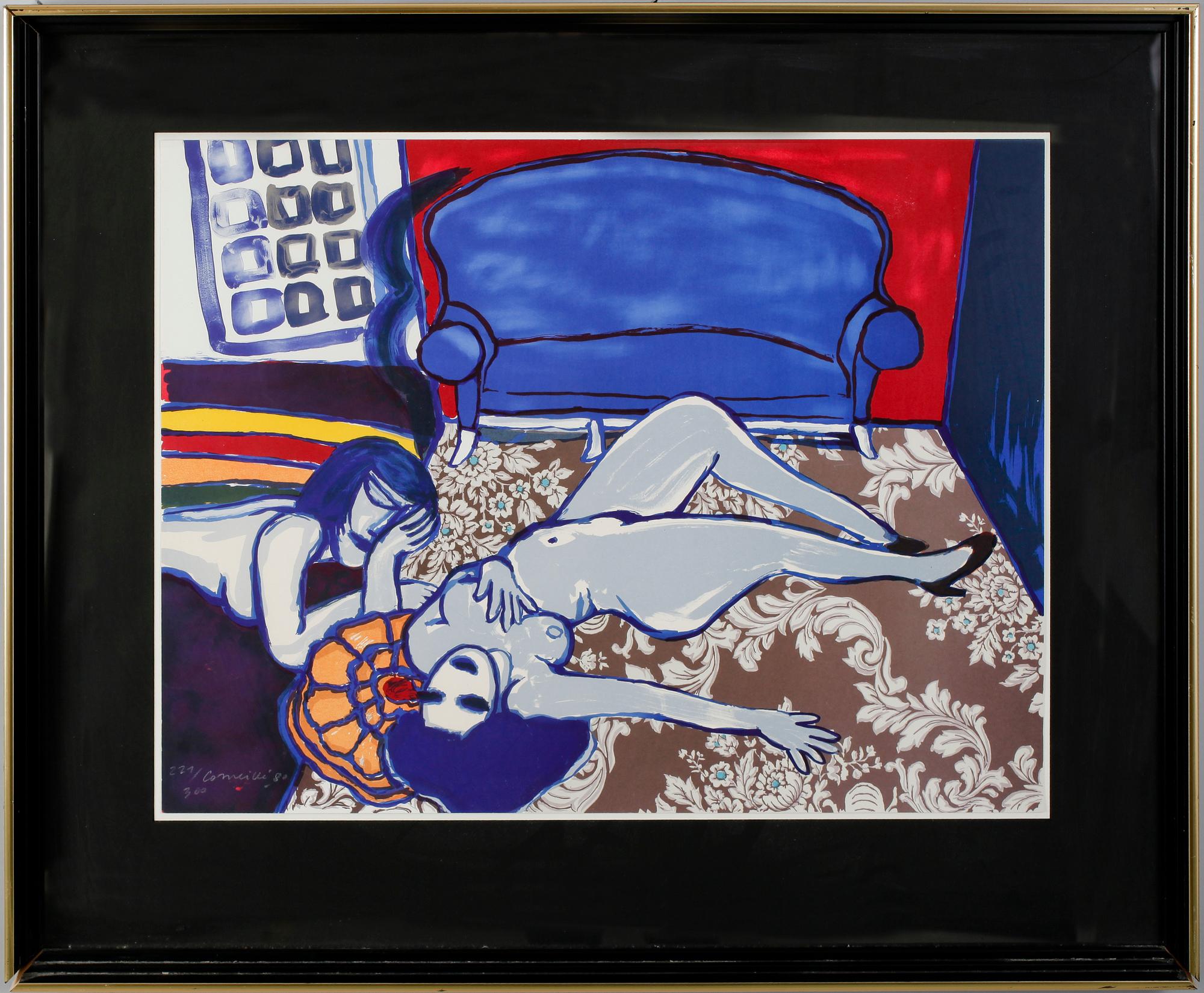 BEVERLOO CORNEILLE, färgserigrafi, signerad och daterad 80, numrerad 221/300.