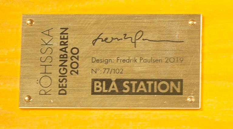 FREDRIK PAULSEN, "Röhsska"Designbaren, chair, Blå Station 2020, Chair 77/102.