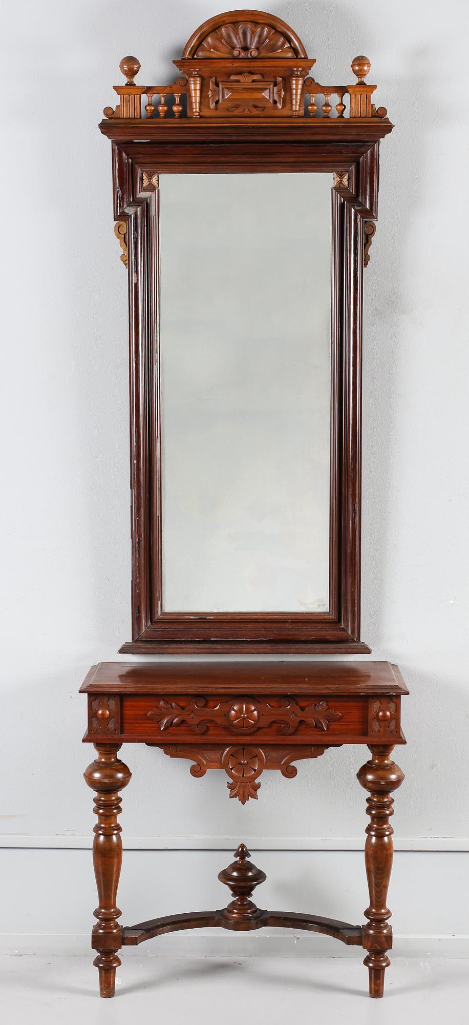 SPEGEL med KONSOLBORD, 1800-talets slut.