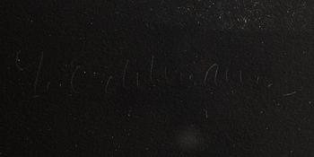 YRJÖ EDELMANN, färglitografi, signerad och numrerad 76/150.