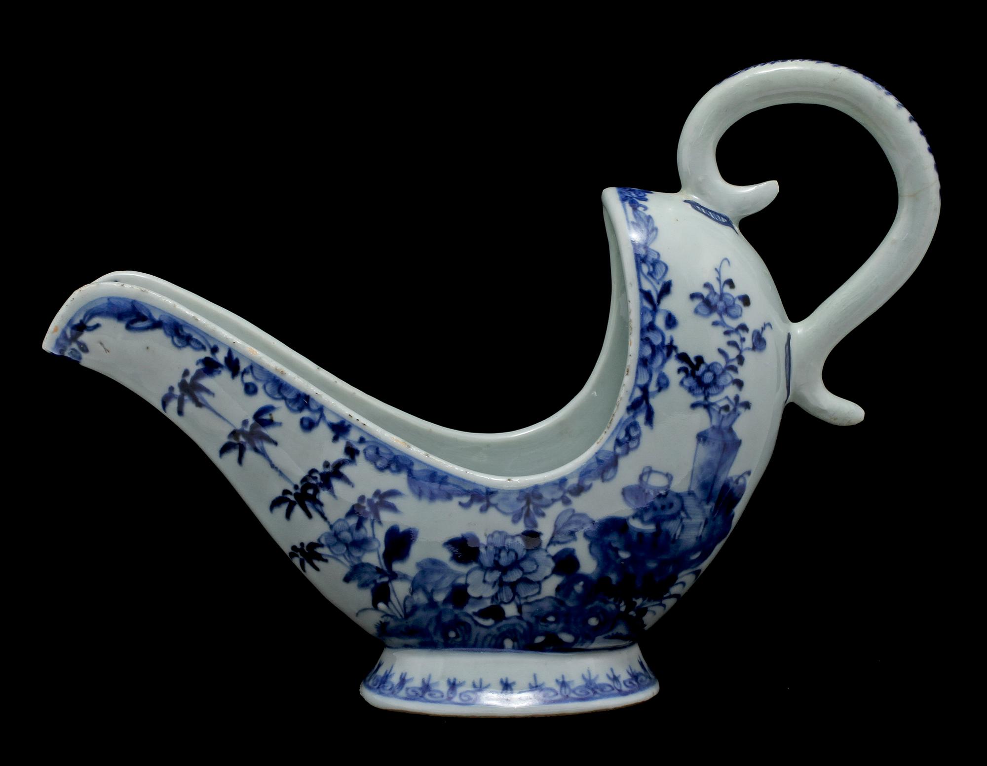 SÅSSNIPA, porslin, Kina, 1700-tal.