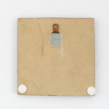 Stig Lindberg, a stoneware wall relief, Gustavsberg, Sweden.