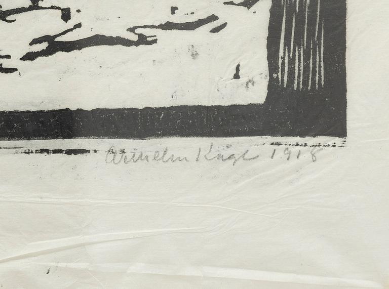 Wilhelm Kåge, Four linoleum cuts.