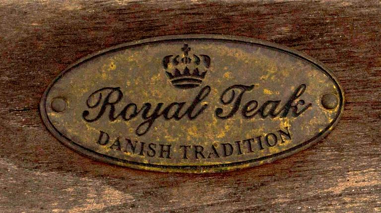 DÄCKSTOLAR 2 st Royal teak Danmark 1900-talets senare del.