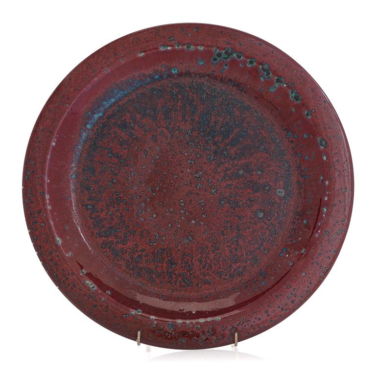 Toini Muona, a ceramic dish signed TM ARABIA.