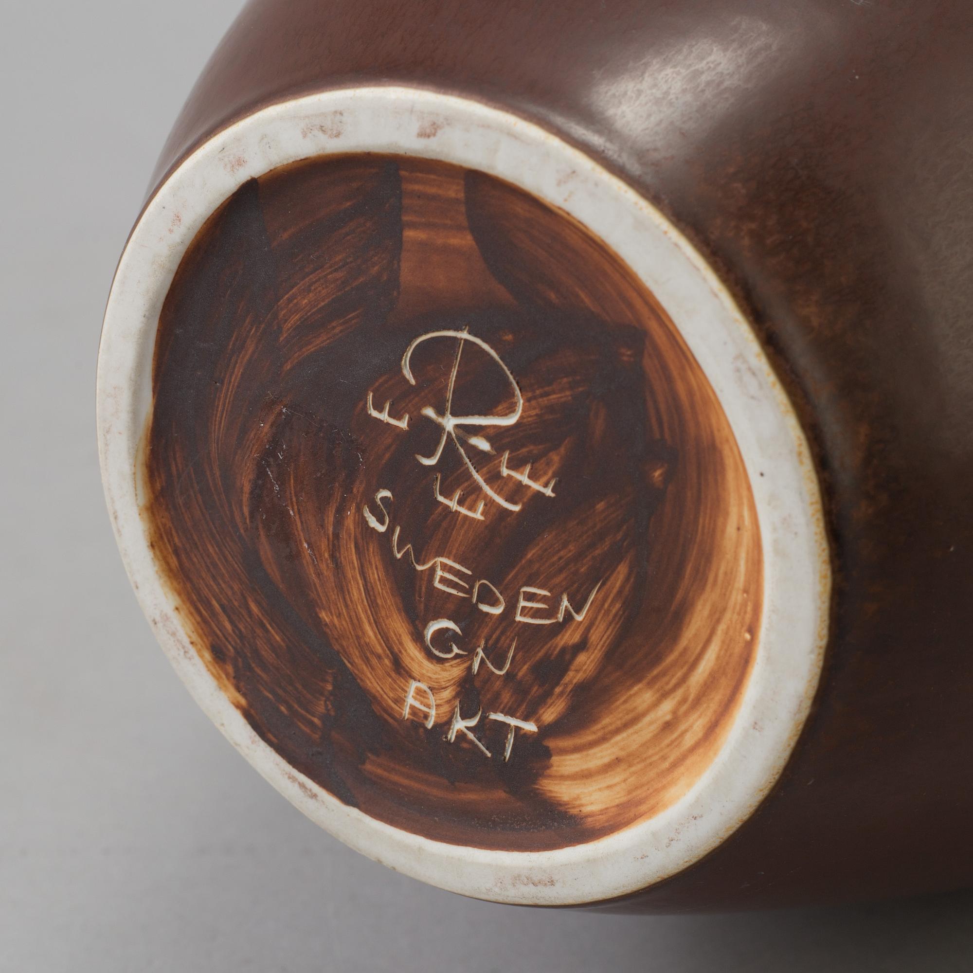 Gunnar Nylund Stoneware floor vase from Rörstrand.