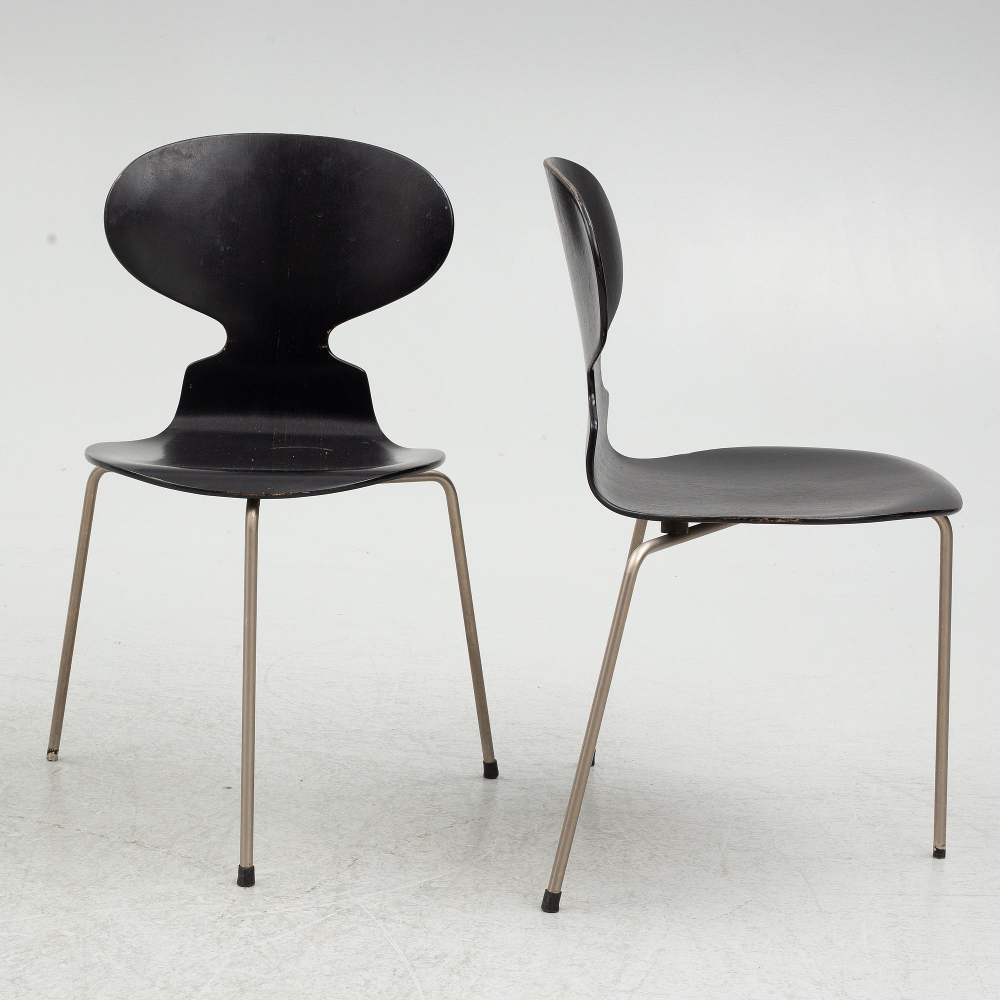 Arne Jacobsen,  four 'Ant', Fritz Hansen.