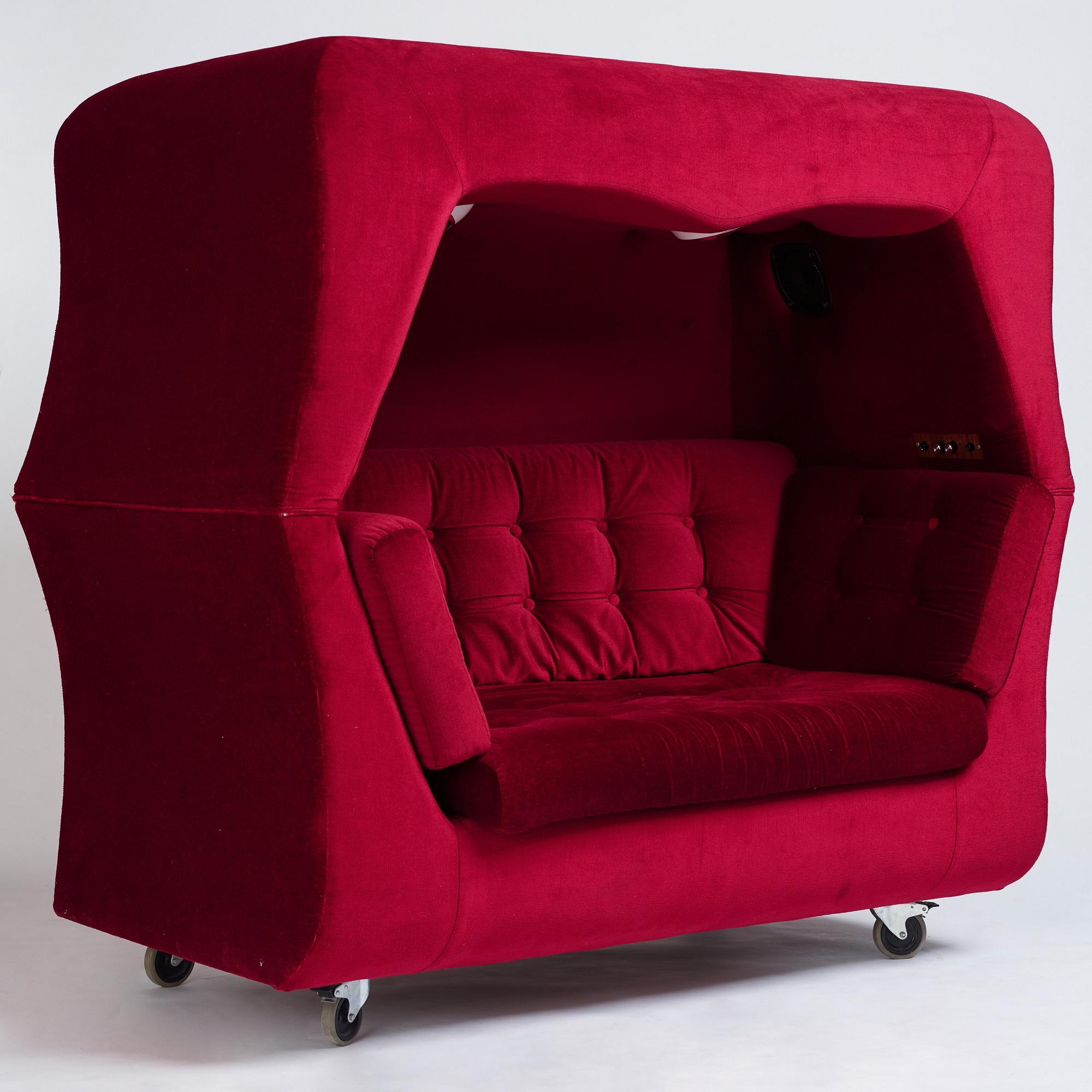 Swedfurn Slätte Möbler AB, a "Soundbox" sofa, Töreboda, Sweden 1970's.