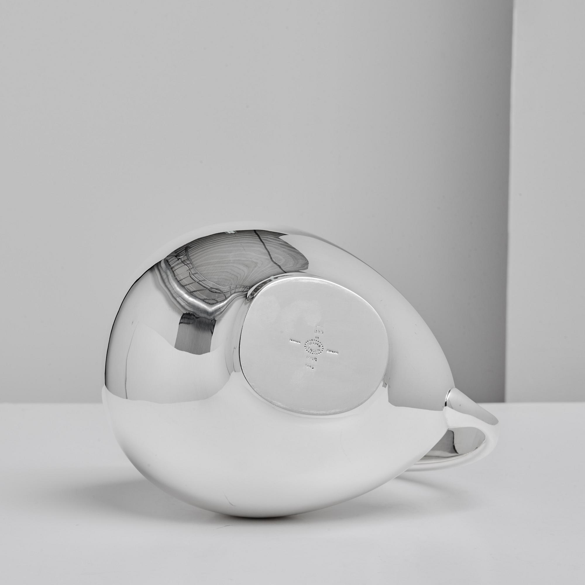 A Henning Koppel sterling pitcher, design nr 992, Georg Jensen, Denmark.