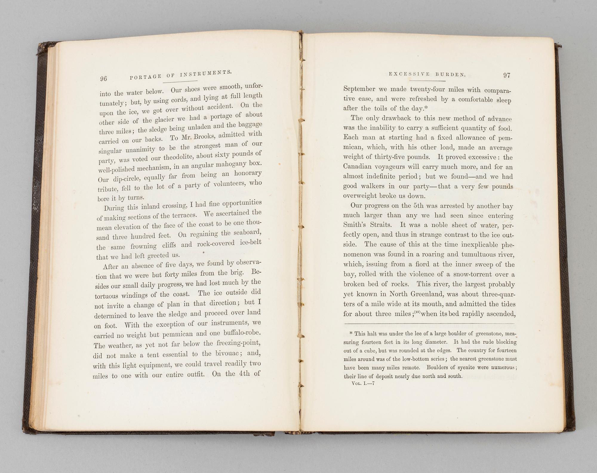 A BOOK, Arctica, 1857, Elisha Kent Kane.