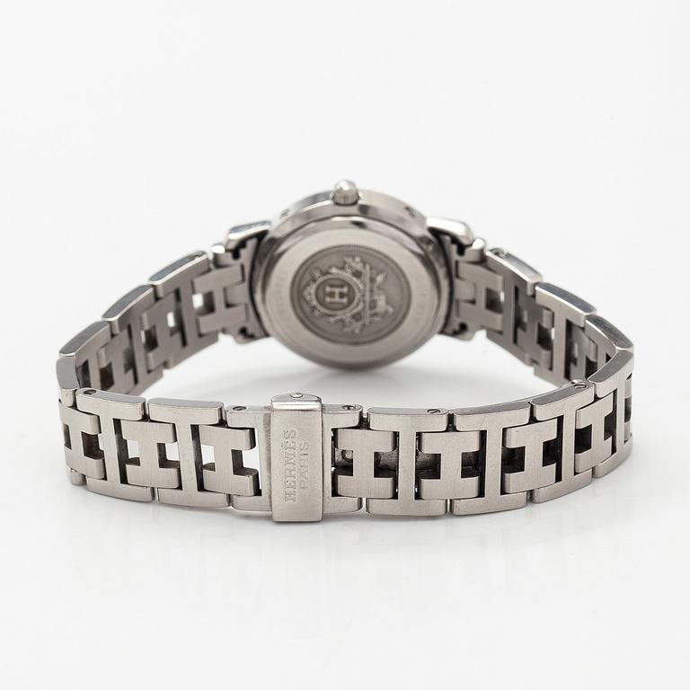Hermès, Clipper, wristwatch, 24 mm.