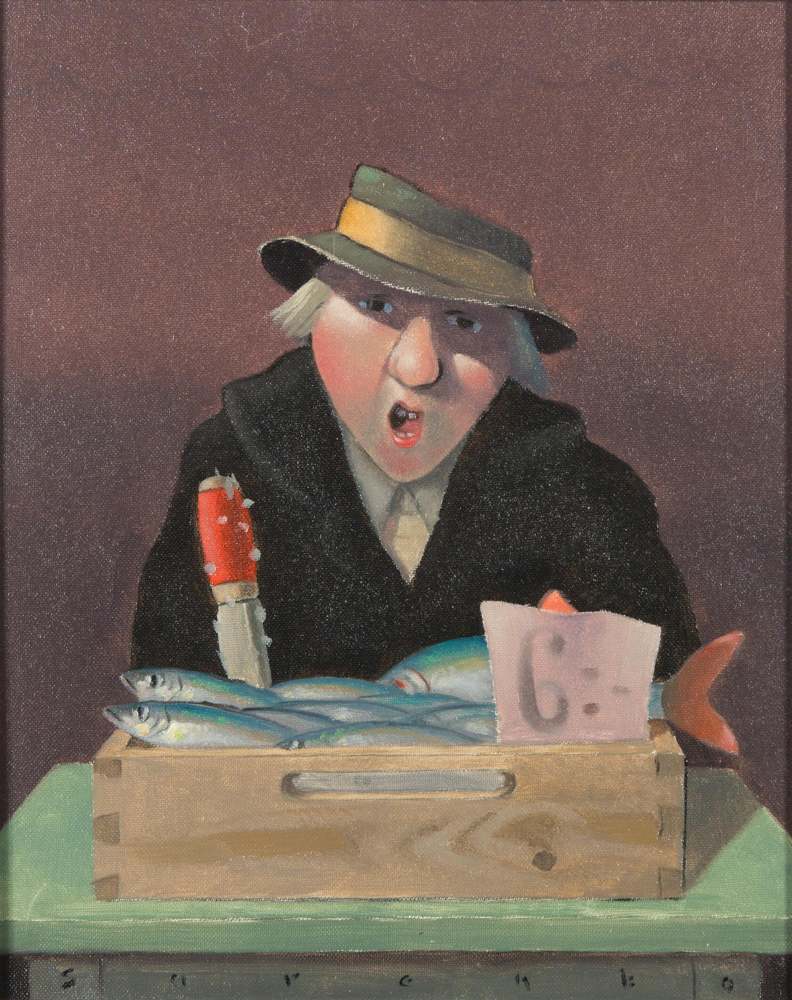Vesa Sarenko, 'Fish seller'.