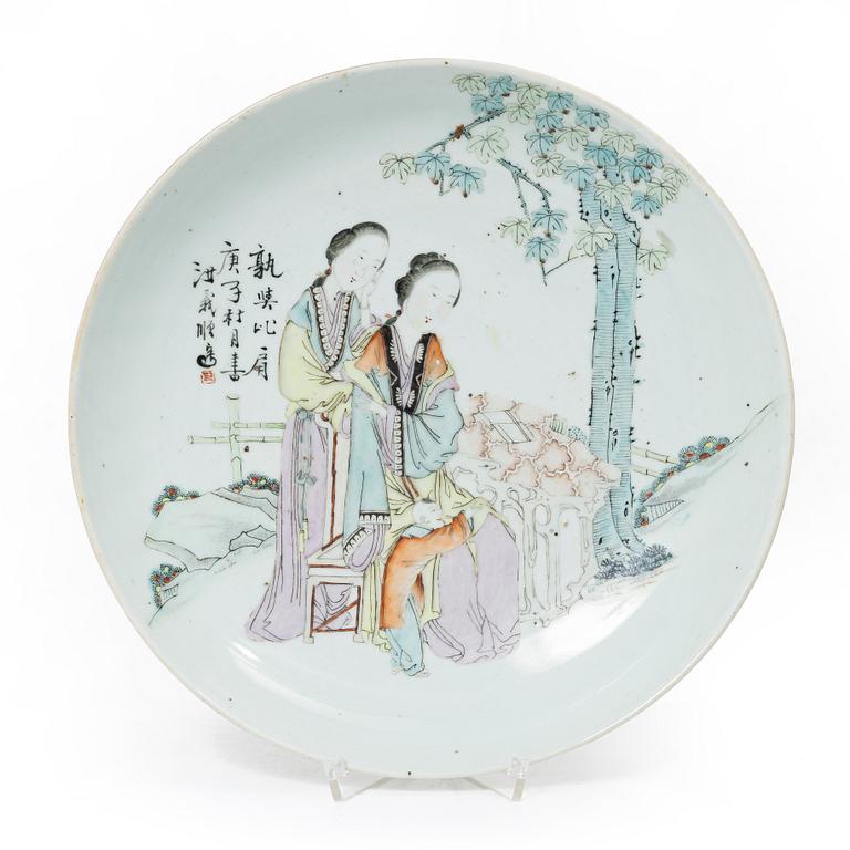 Fat, porslin. Sen Qing dynasti/tidigt 1900-tal.