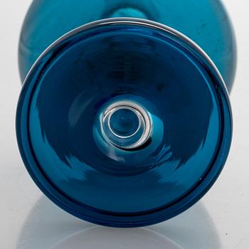 Nanny Still, karahvi ja 5 kpl laseja, "Harlekiini", Riihimäen Lasi Oy.