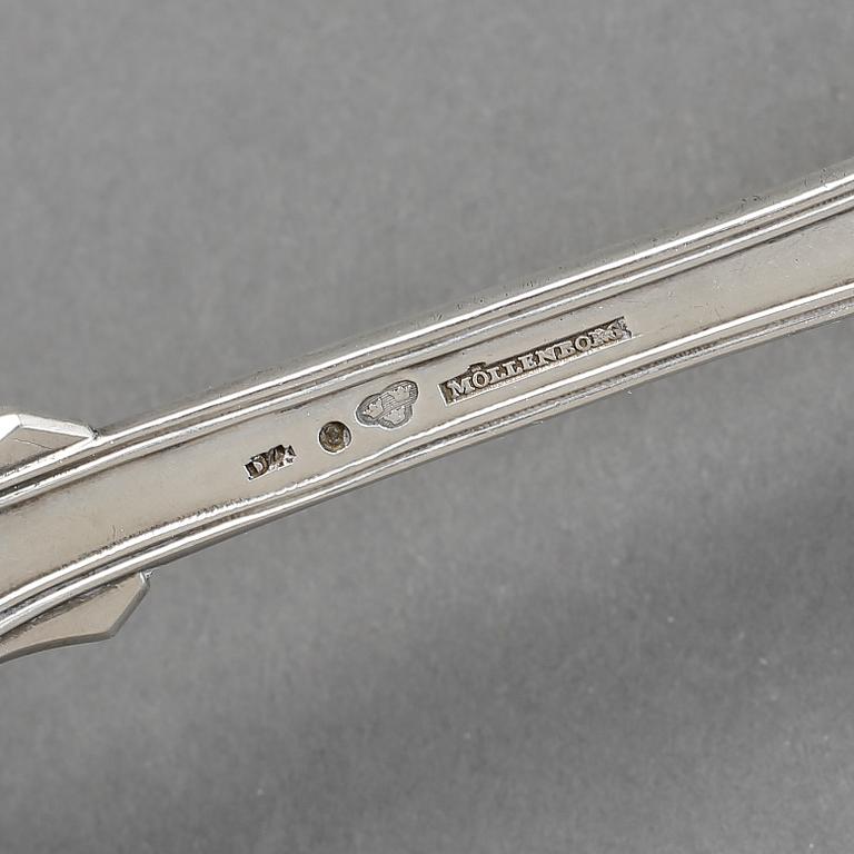 RAGUSKED, silver, Gustaf Möllenborg, Stockholm 1834?. Ca 191 gram.