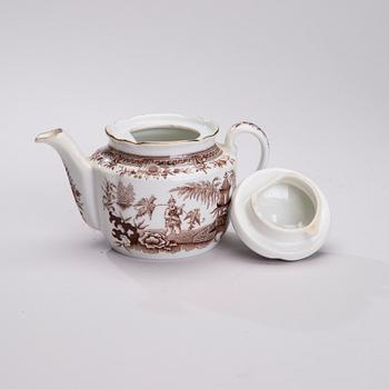 SERVISDELAR, 5 st, porslin, "Singapore", Arabia 1917-27 och 1932-49.