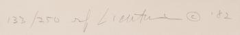 Roy Lichtenstein, "I LOVE LIBERTY" (1982).
