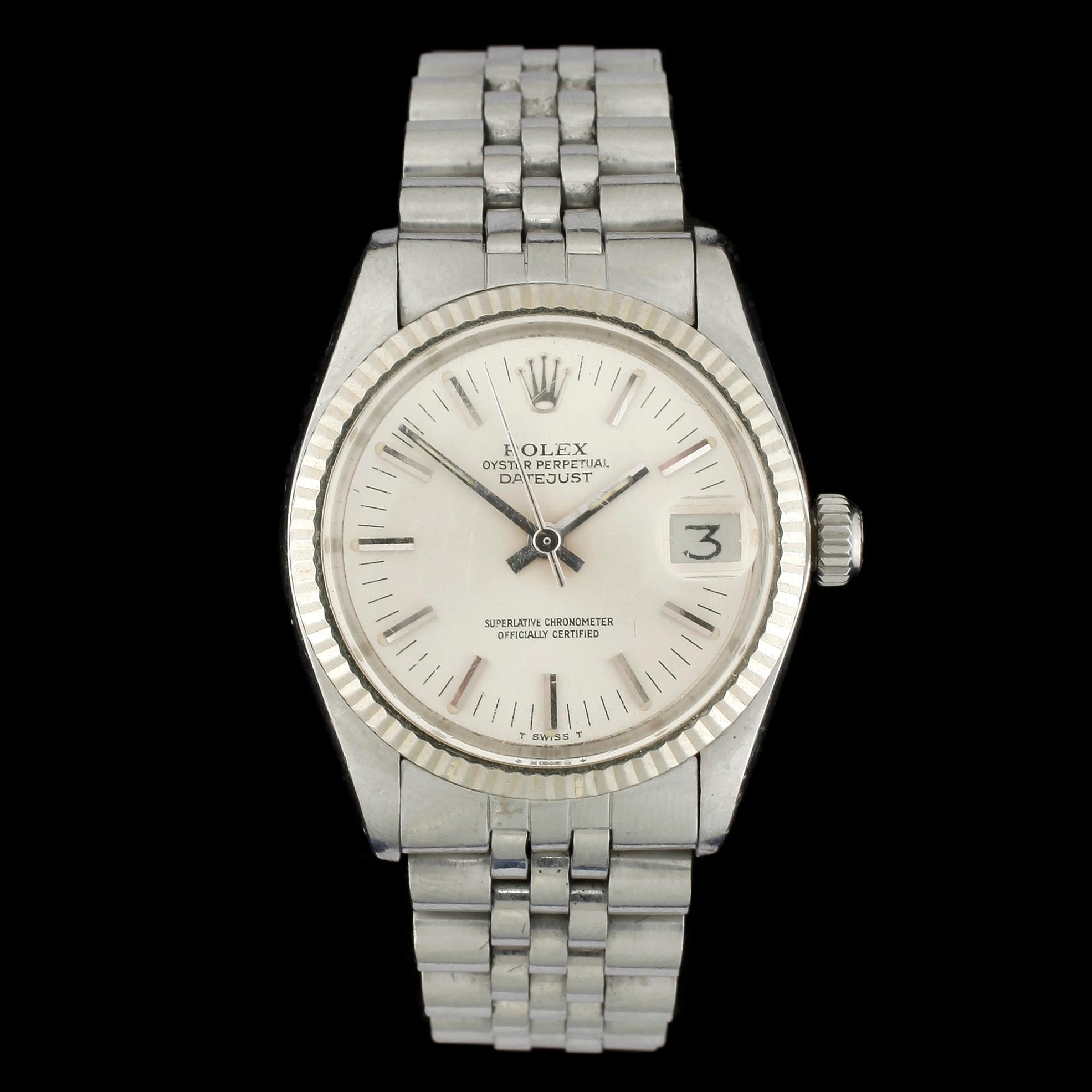 ARMBANDSUR, Rolex, Datejust, Midsize, stål och guld. Ca1981.