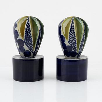 Marianne Westman, two cactus figurines, Rörstrand, Sweden.