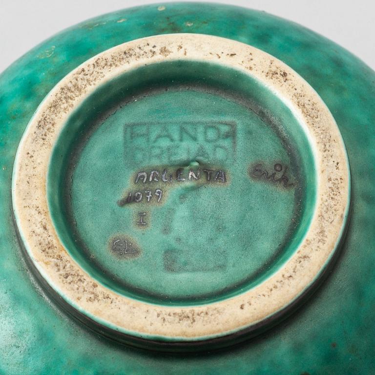 Wilhelm Kåge, a stoneware vase, "Argenta", modell 1079, Gustavsberg.