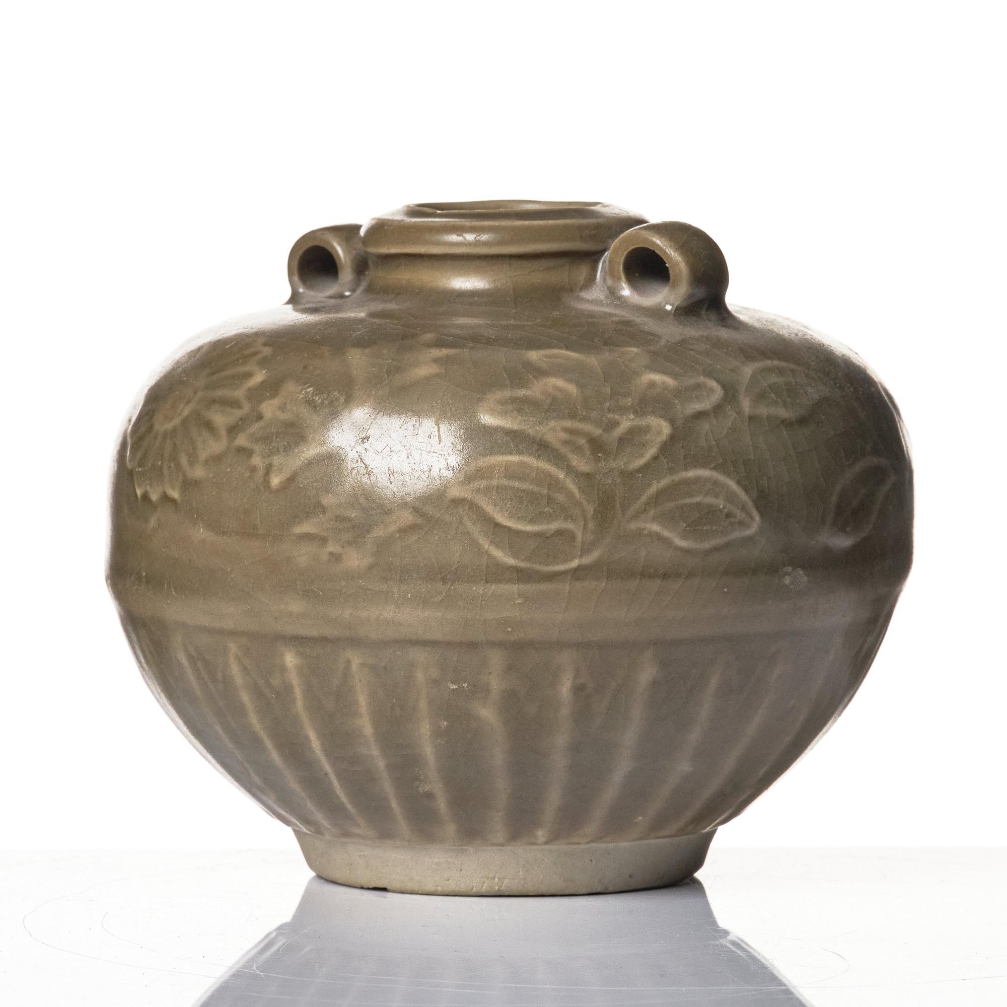 Kruka, keramik. Sydostasien, 1400-/1500-tal.