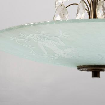 Ceiling lamp, Swedish Grace, 1930s/40s.