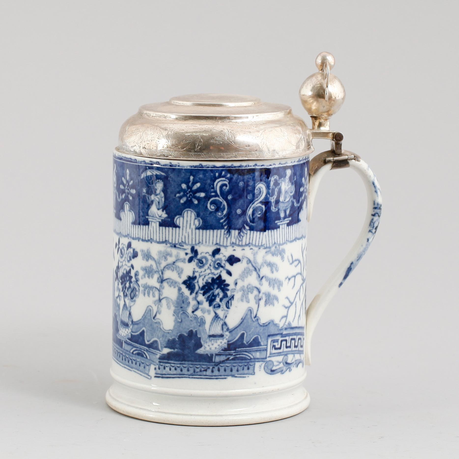 STOP, porslin, England, 1800-tal.