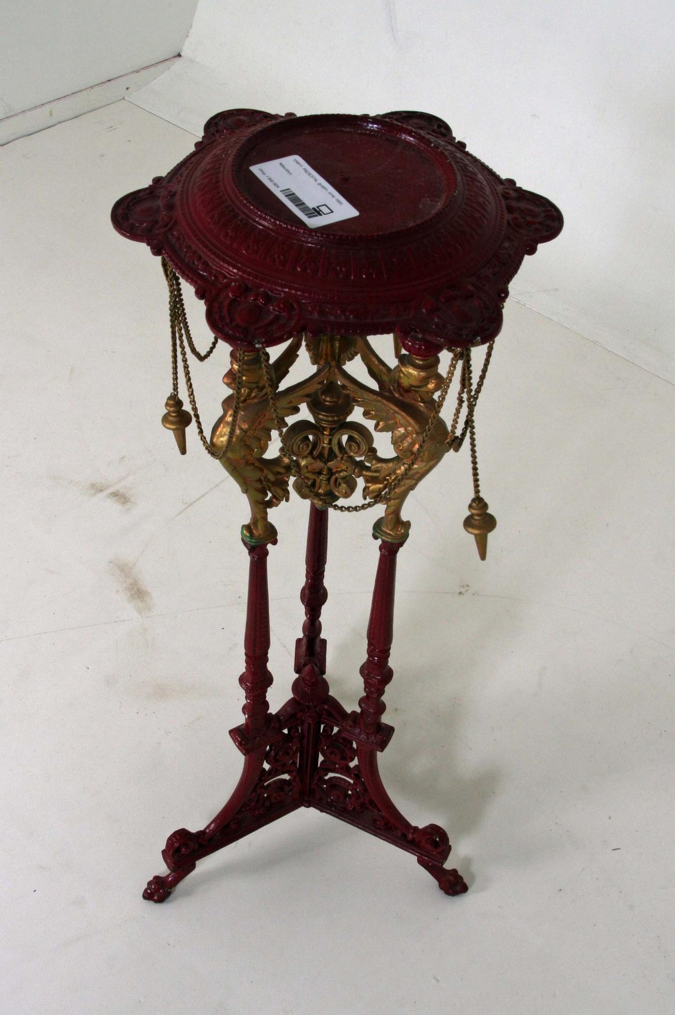 PIEDESTAL, gjutjärn, omkr 1900.