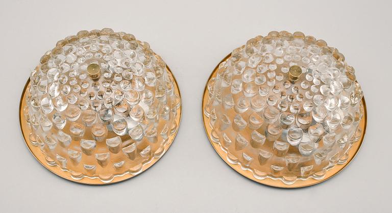 TAKPLAFONDER, 2 st, Tyringe Konsthantverk, 1900-talets andra hälft.