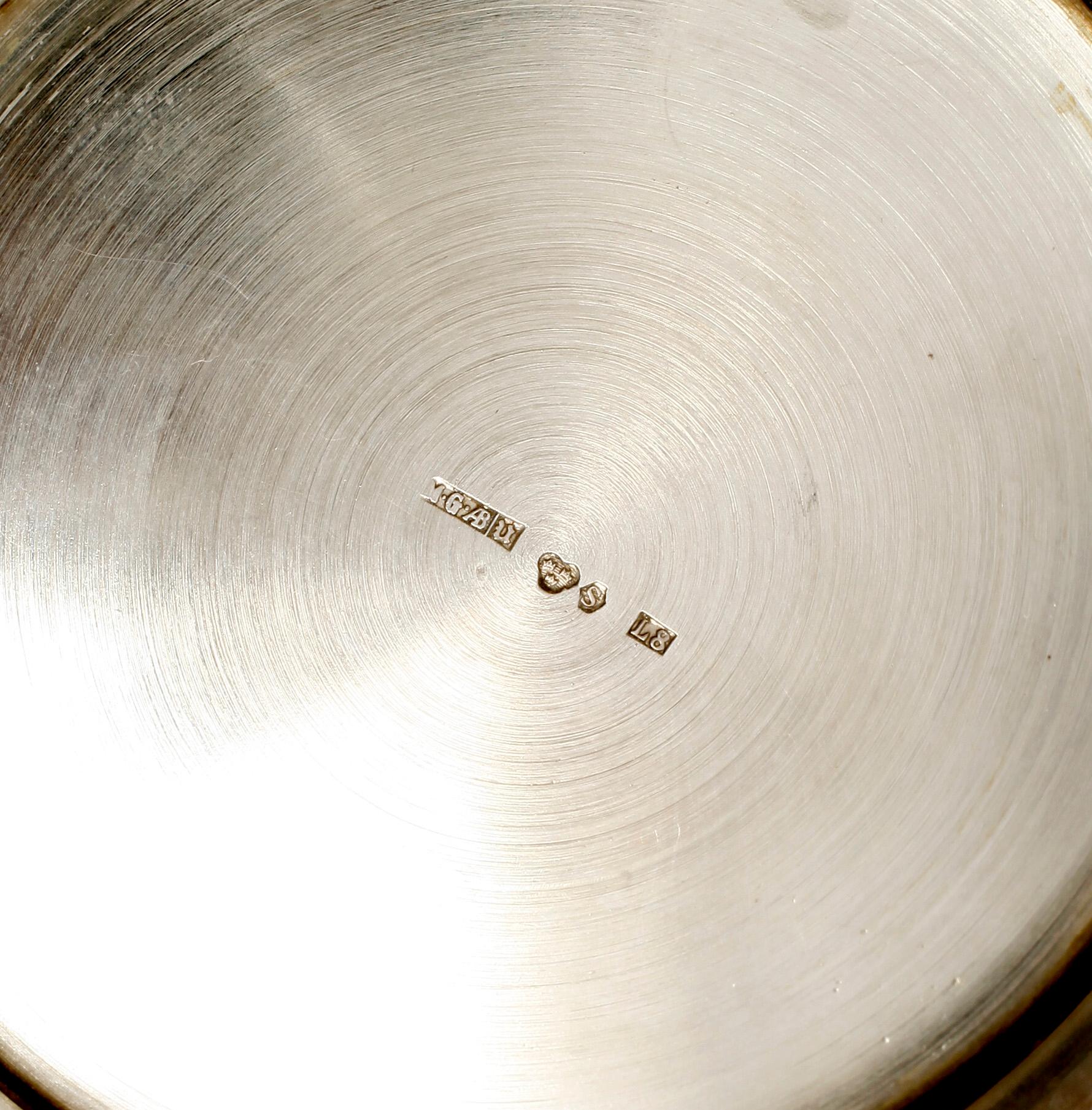 PARTI SILVER, 25 delar, bland annat K Andersson, Stockholm, 1915, total vikt ca 2258g.