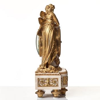 A Louis XVI-style mantelclock marked Antide Janvier A Paris.