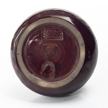 Wilhelm Kåge, An 'Argenta' bowl and vase, Gustavsberg.